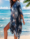 Lovelet Printed Open Front Cover-Up