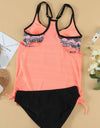 Scoop Neck Top and Brief Swim Set