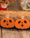 Acrylic Alloy Pumpkin Shape Earrings