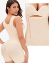 Full Size Side Zip Up Wide Strap Shapewear