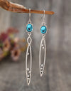 Alloy Rhinestone Asymmetric Earrings