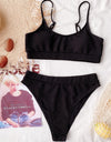 Scoop Neck Spaghetti Strap Two-Piece Swim Set