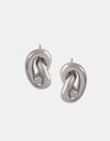 Titanium Steel Knot Stud Earrings