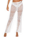 Cutout Straight Swim Pants