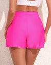 Drawstring Waist Swim Shorts