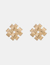 Gold-Plated Stud Earrings