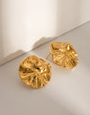 18K Gold-Plated Stud Earrings