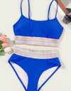 Scoop Neck Spaghetti Strap Bikini Set