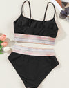 Scoop Neck Spaghetti Strap Two-Piece Swim Set