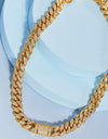 Brass Curb Chain Necklace