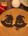 PU Leather Hat Shape Earrings