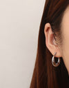 Titanium Steel Hoop Earrings