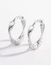 925 Sterling Silver Hoop Earrings