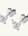 Moissanite 925 Sterling Silver Butterfly Stud Earrings