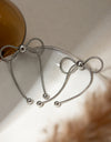 Stainless Steel Bow Earrings