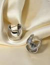 Stainless Steel C-Hoop Earrings