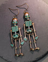 Skeleton Alloy Earrings