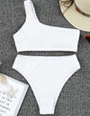 Single Shoulder Bikini Set