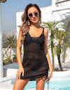 Angel Wings Openwork Scoop Neck Cover-Up