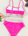 Scoop Neck Spaghetti Strap Two-Piece Swim Set