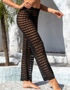 Angel Wings Openwork Mid-Rise Waist Swim Pants