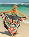 Printed Spaghetti Strap Cover Up