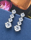 4 Carat Moissanite 925 Sterling Silver Earrings