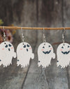 2 Piece Alloy Acrylic Ghost Dangle Earrings