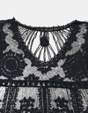 Lace Round Neck Cover-Up