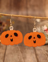 Acrylic Alloy Pumpkin Shape Earrings