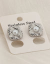 Stainless Steel Geometric Stud Earrings