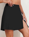 Slit Swim Skort with Pockets