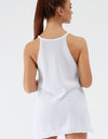 Round Neck Spaghetti Strap Sleeveless Cover Up