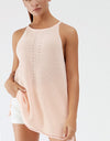 Round Neck Spaghetti Strap Sleeveless Cover Up