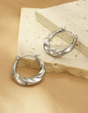 Stainless Steel Huggie Earrings