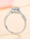 Feel The Joy 925 Sterling Silver Moissanite Ring