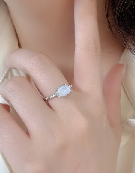 Moonstone 925 Sterling Silver Ring