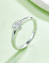 Moissanite 925 Sterling Silver Solitaire Ring