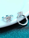 Moissanite Huggie Earrings