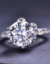 5 Carat Moissanite Heart 925 Sterling Silver Ring