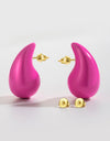 Big Size Water Drop Brass Earrings