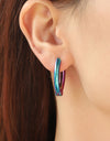 Bring It Home Multicolored Huggie Earrings