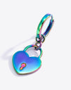 Multicolored Heart Drop Earrings