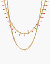 18K Gold-Plated Double-Layered Stainless Steel Necklace