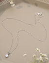 Opal Round Pendant Chain Necklace