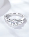 Loyal Love 1 Carat Moissanite Platinum-Plated Ring