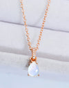 Moonstone Teardrop Pendant Necklace