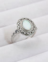 Feeling The Love 925 Sterling Silver Opal Ring