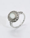 Feeling The Love 925 Sterling Silver Opal Ring