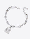 Lock Charm Chain Bracelet